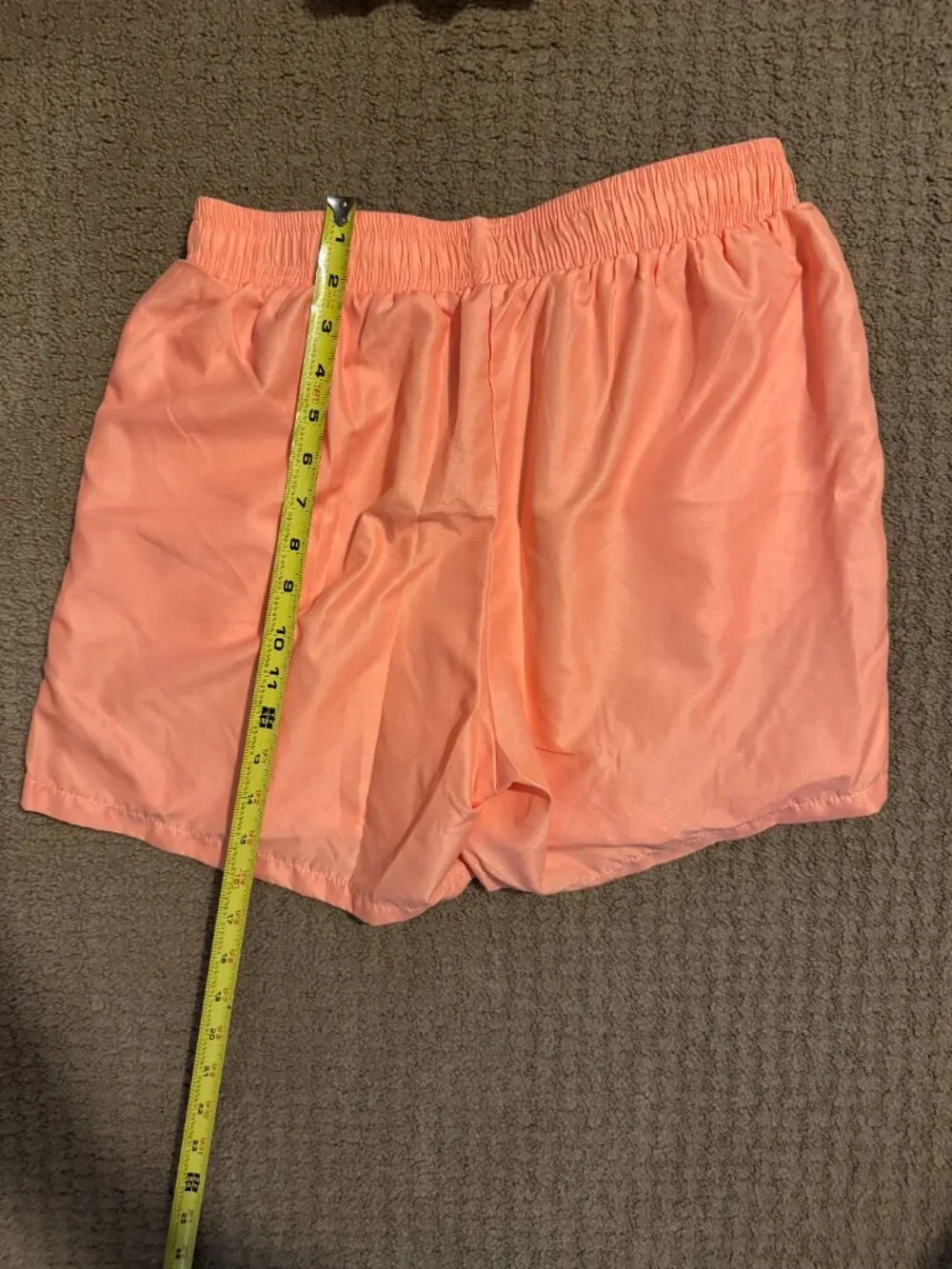 Shein Orange Swim Trunks